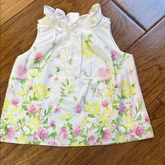 Janie and Jack Floral and Graphic Tank Tops Trio - Picture 2 of 4